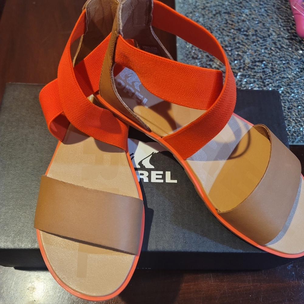 New sorel ella sandals